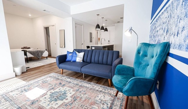 Modern*1*Bdrm Apt WiFi+Gym+Washer.