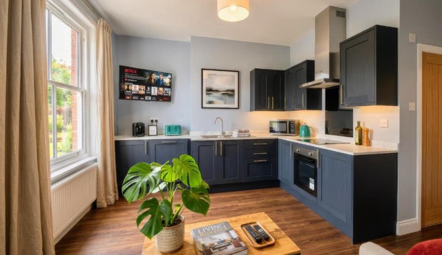 Modern 1 Double Bed-2 single beds Flat York City Centre - 5 Min Train Station-City Centre