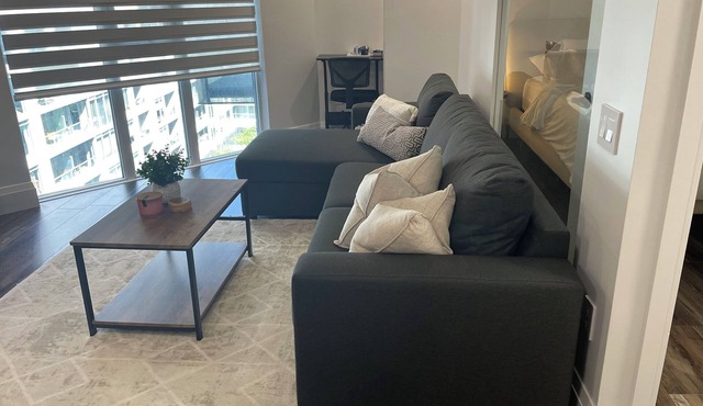 Modern 1BR Toronto Downtown Condo, King size bed