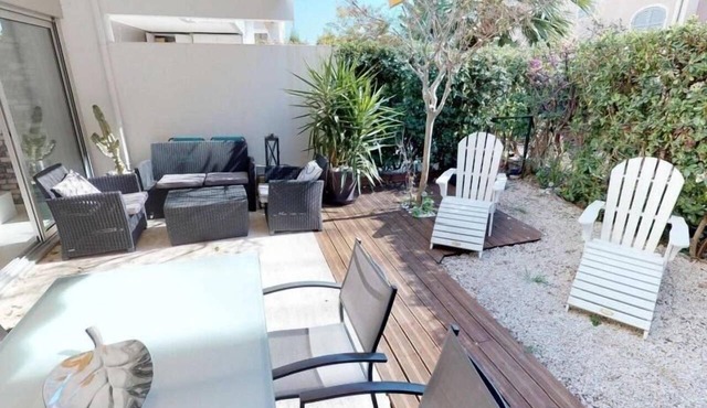 Modern 2P apartment with terrace in Menton