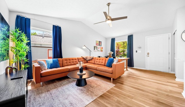 Modern 3 bed,2 full bath Escape w/Game Room and Huge Fenced Yard