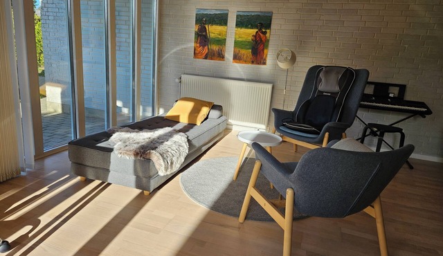 Modern 3BR Villa w/Sauna, Garden & Fast WiFi – 1hr from Copenhagen