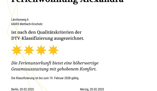 Modern 4* vacation apartment at the Saarschleife in the heart of the border triangle!