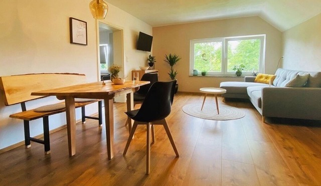 Modern 5-star vacation apartment with large balcony "Kösseine"