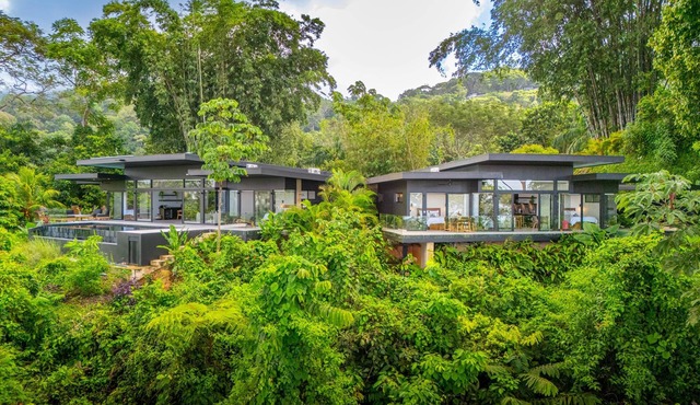 Modern 5BR Villa Sunset Views Near Dominical