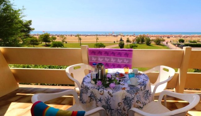 Modern accommodation beach front