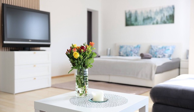 Modern Accommodation in Leutkirch with Mountain View, Wi-Fi & Balcony