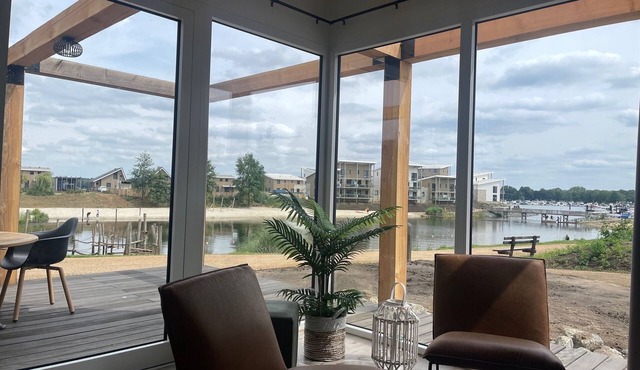 Modern air-conditioned chalet in a holiday park