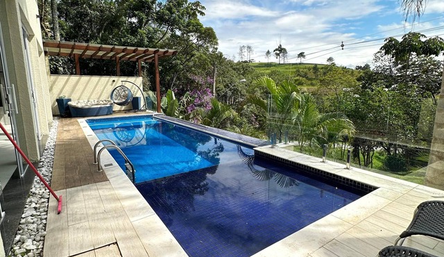 modern and elegant mansion in a privet condominium.