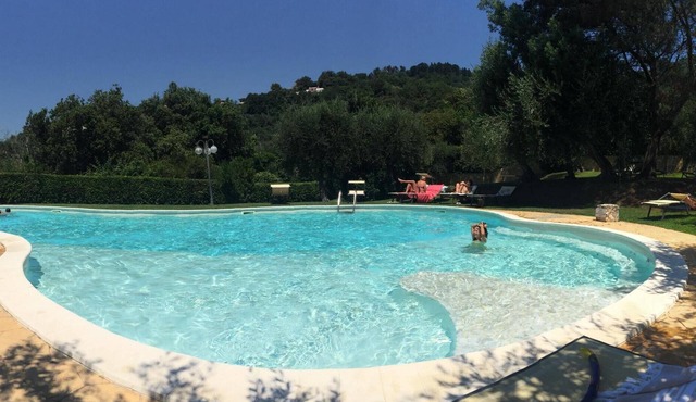modern and luxurious penthouse in Lerici with sea view terraces, garden and pool