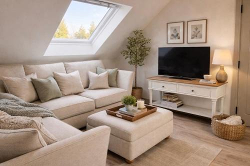 Modern and plush flat with roof garden