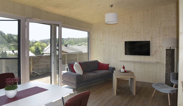 Modern apartment (57sqm) with south-facing balcony