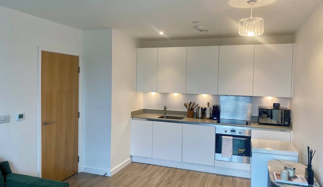 Modern Apartment in Central Croydon With a View