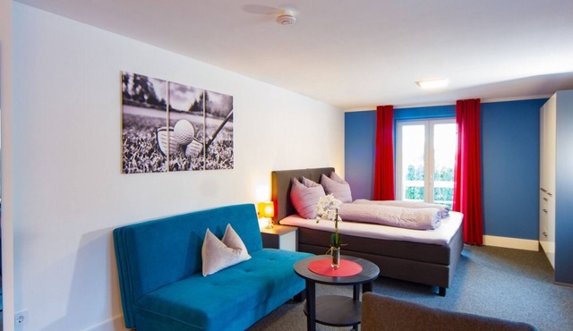 Modern apartment in a quiet location with golf course view