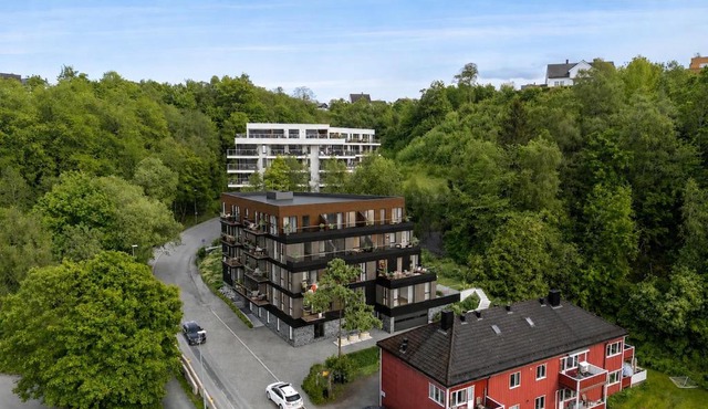 Modern apartment with balcony and view