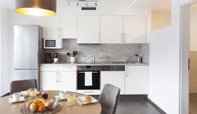 Modern apartment with sophisticated equipment