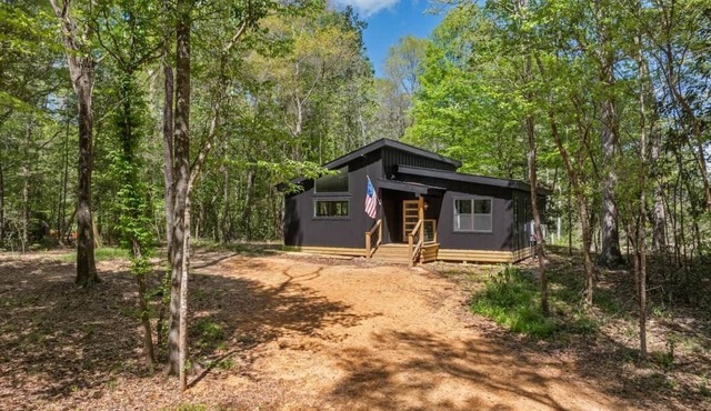 Modern Cabin on Clear Creek | Forest | Sandbars