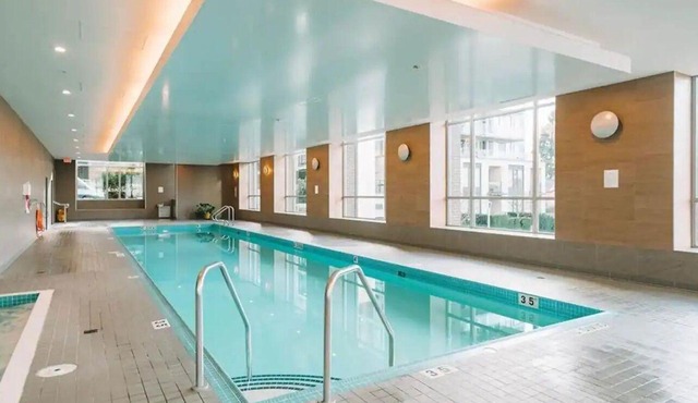 Modern, central Vancouver suite.
