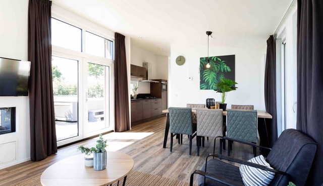 Modern chalet with microwave