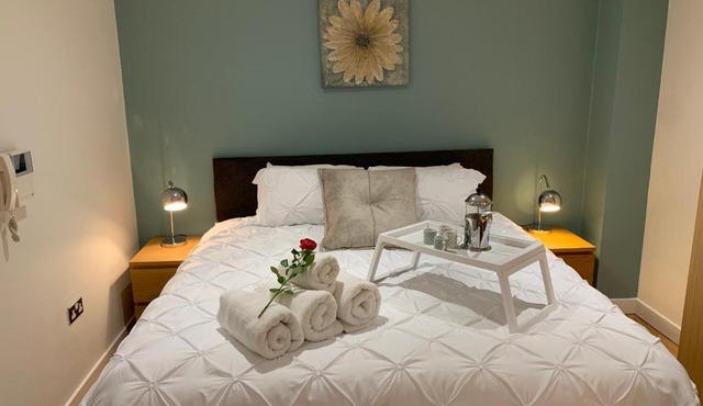 Modern, City Centre, Studio Apartment with FREE WIFI, GYM ACCESS, NETFLIX - West One