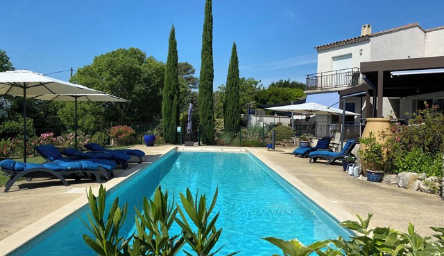 Modern cottage with panoramic views across the Cèze Valley - 16m private pool