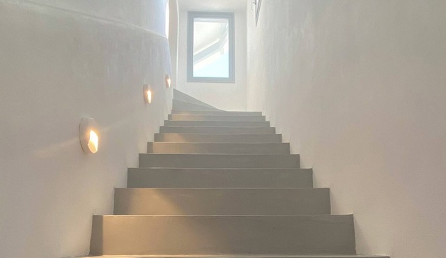 Modern Cycladic apartment in between two amazing beaches 2 min walking distance.