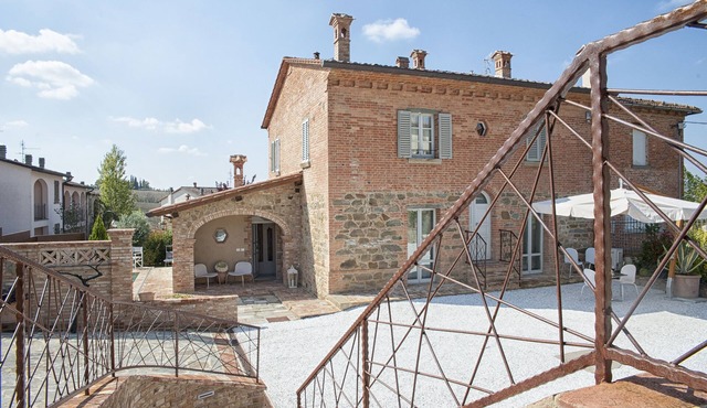 Modern design farmhouse with wonderful swimming pool, located in a small town