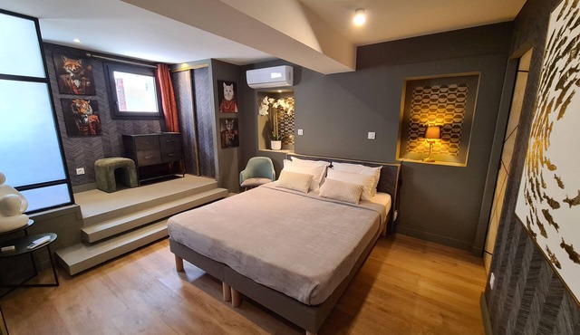 Modern duplex with air conditioning, quiet and comfort