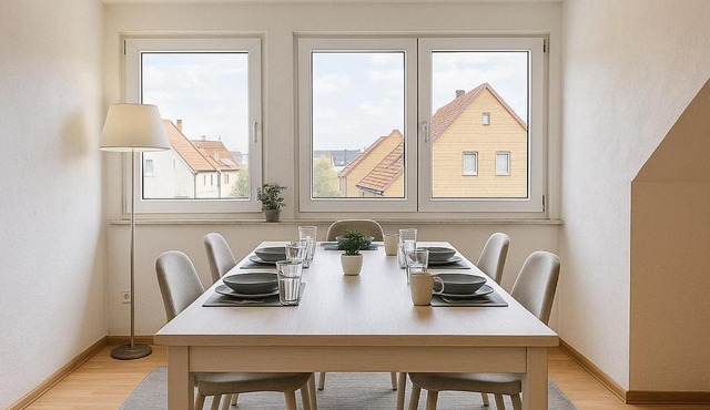 Modern Flat Karlsruhe - Waschmaschine, Fußbodenheizung, Regendusche