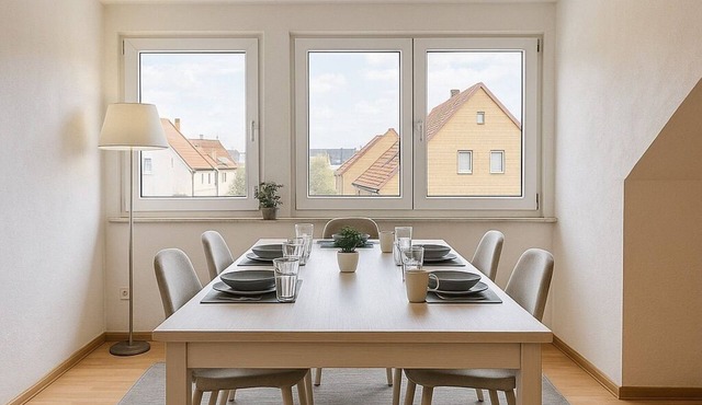 Modern Flat | washing machine, underfloor heating, rain shower