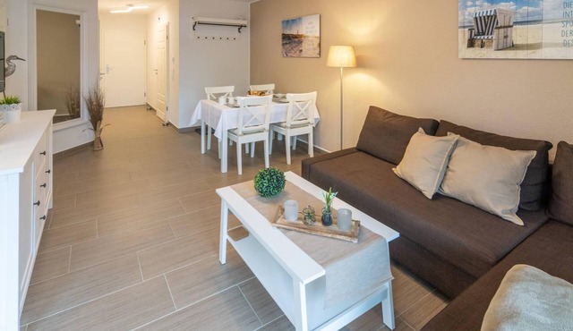 Modern ground floor apartment Nordseeliebe in a central location