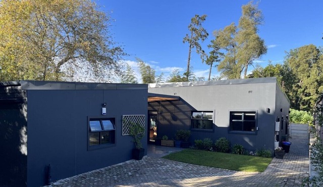 Modern home in tranquil nature