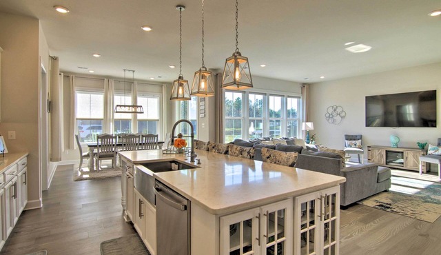 Modern Lewes Home w/Deck, Grill + Pond View!