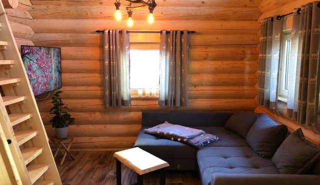 Modern log chalet (75m2) with its own sauna
