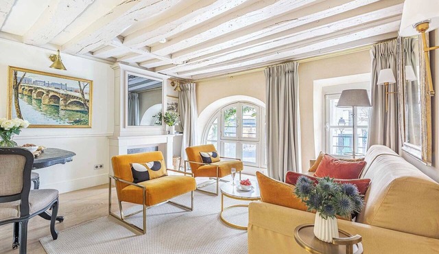Modern & Luxurious Split-Level on Ile de la Cite, Perfect for 4!