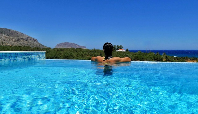 Modern luxurious suite with private pool and sea view, Suite (FE)