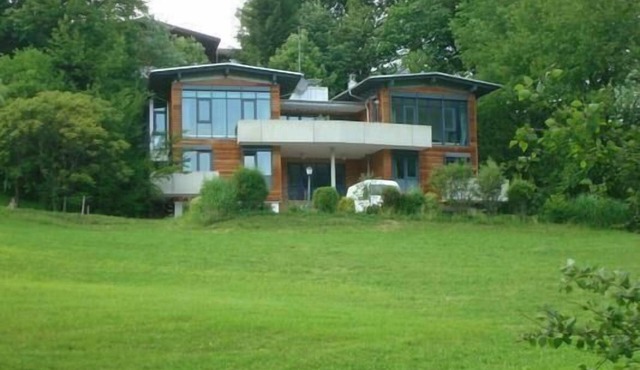Modern luxury flat on a slope, wellness area