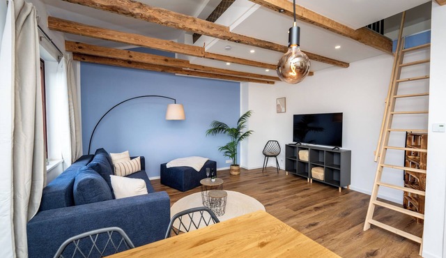 Modern maisonette apartment in the riverside district