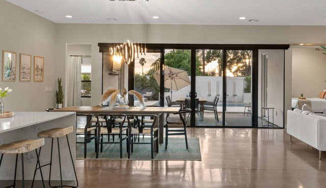 Modern Oasis in Phoenix! 4 Bedrooms with Heated Pool and Firepit!