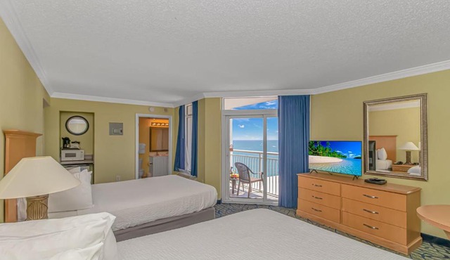 Modern Ocean View Studio with Indoor and Outdoor Pools! Paradise Resort 1711 - Sleeps 4 Guests!