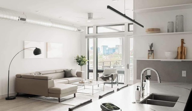 Modern Penthouse | Private Skyline Balcony