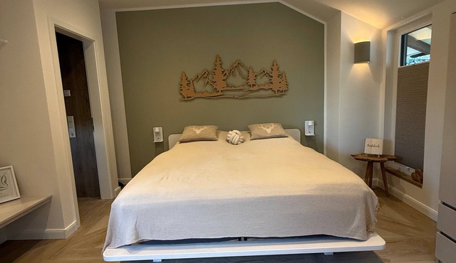 Modern Private Business Chalet near Switzerland! Terrace & Parking at the Door!