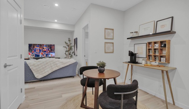 Modern Private Suite | Clean | Coffee & Tea Station| Fully Stocked | Near WEM