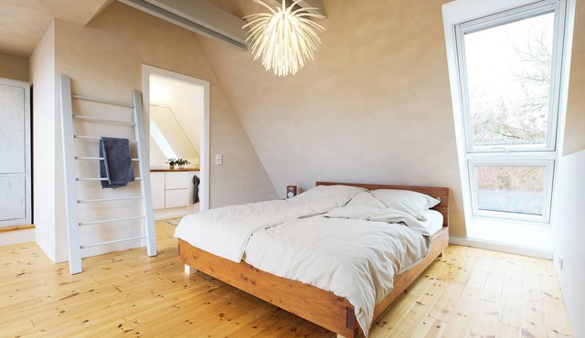 Modern, quiet vacation apartment "Little LandLoft" near Lüneburg with garden