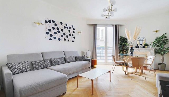 Modern & Refined 1BDR 4P - Roland Garros