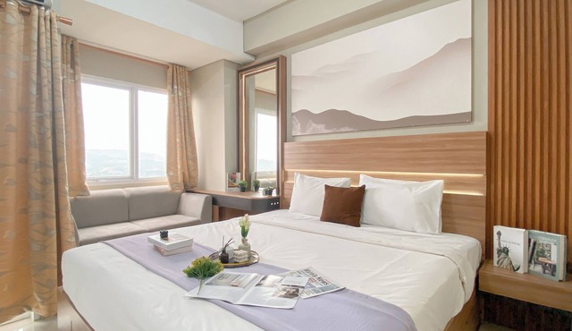 Modern Scandinavian Studio At Lrt City Sentul - Royal Sentul Park Apartment