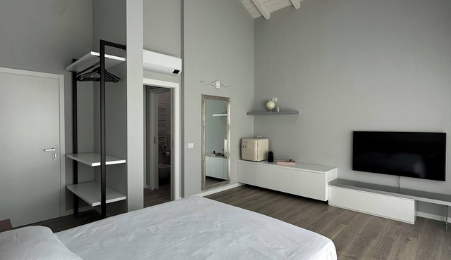 Modern studio apartment with terrace near Milan