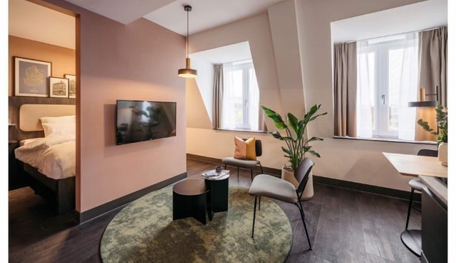 Modern studio equipped with all essentials you need