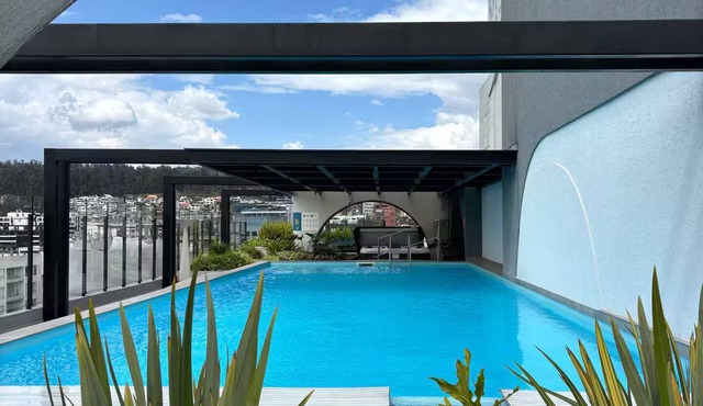 Modern studio in Rep. Salvador - Swimming pool