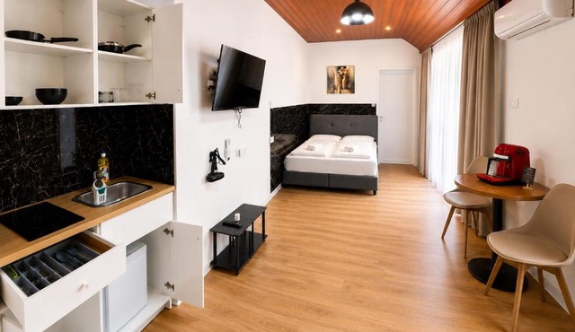 Modern Studio N1 private Kitchenette and Bathroom